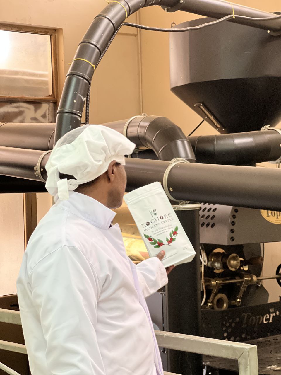 Roasting coffee beans